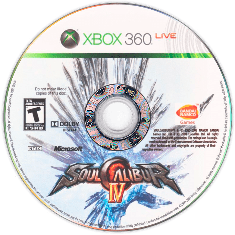 Soul Calibur IV media 2 for Xbox 360